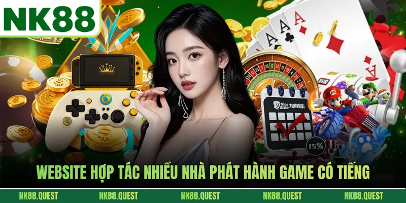 Website hợp tác nhiều nhà phát hành game có tiếng
